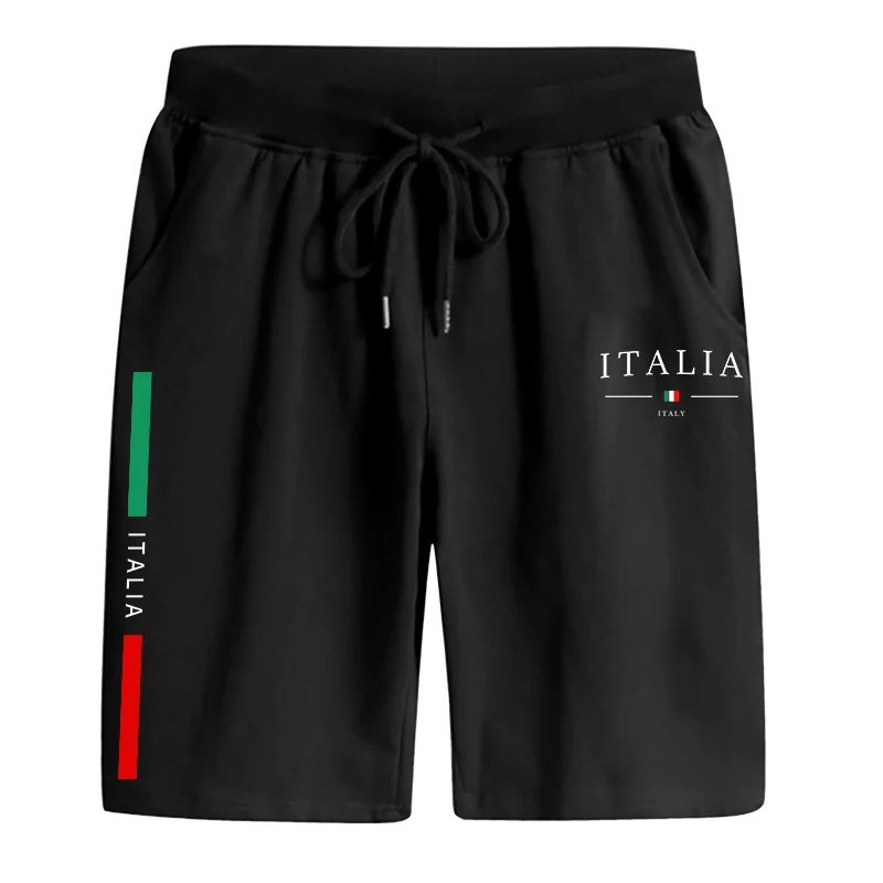 Italy Fashion Men's Walking Shorts Spring Summer Classic Male Casual Sports Knee-length Shorts Gym Fitness Quick-dry Short Pants