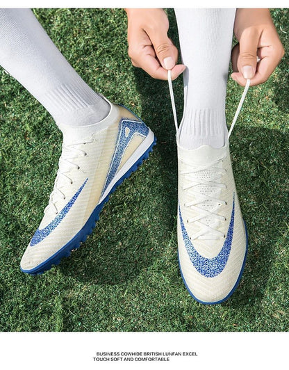 Men Professional Training Football Boots Ultralight Soccer Shoes Unisex Wholesale Women Breathable Drop Shipping Indoor Futsal