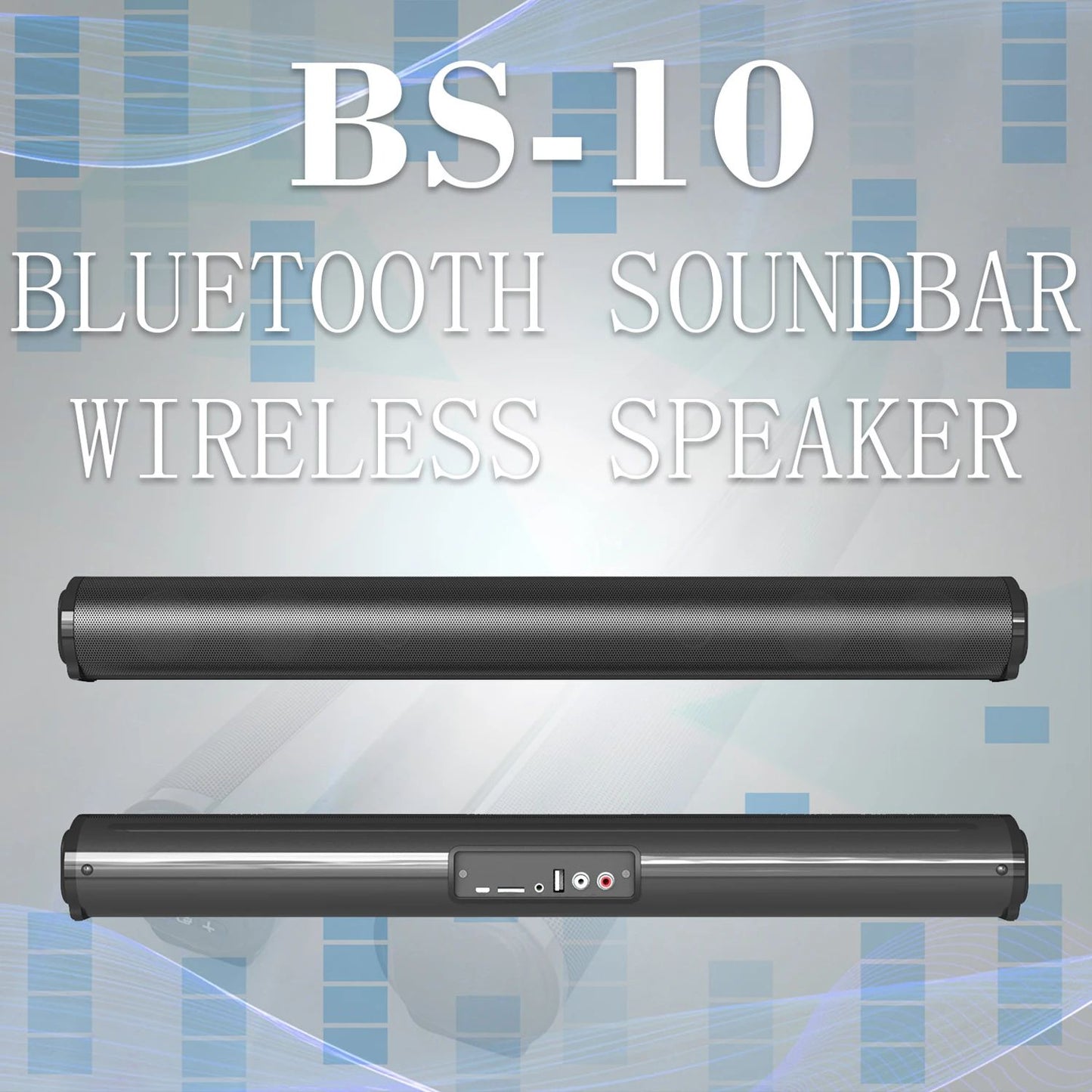 Echo Wall Portable Bluetooth Speaker 3D Stereo Surround Desktop Home TV Computer Outdoor Ultra Power Sound Projector Subwoofer