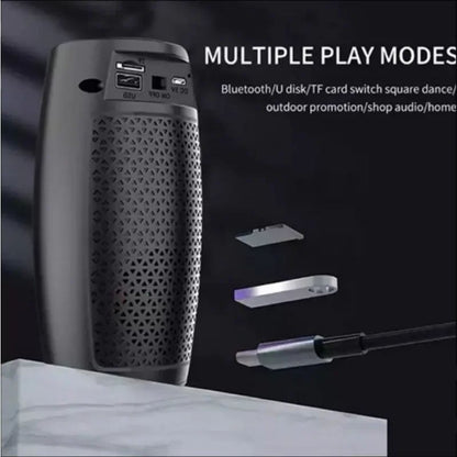 1202 TWS Choque Graves Potentes Alto-Falante Bluetooth Sem Fio Portátil para Ambientes Externos Alto-Falante Pequeno Doméstico Subwoofer de Alto Volume