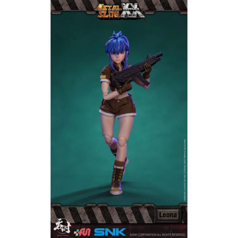 100% Original TUNSHI STUDIO Leona Heidern BRAND METAL SLUG Metal Slug XX 1/12 Anime Action Figures Modelo Brinquedos
