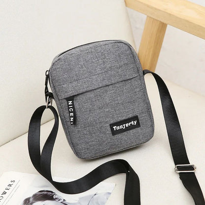 Casual Mini Crossbody Bag Small Men's Shoulder Bag Men Diagonal Small Backpack Light Messenger Phone Bag Boy Fanny Chest Pack