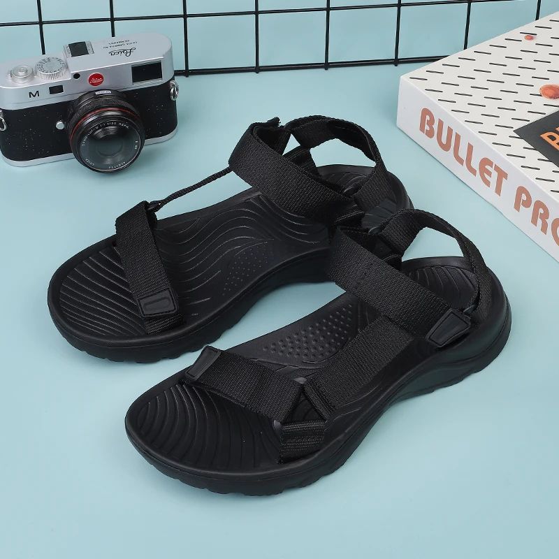 Men Sandals Non-slip Summer Flip Flops High Quality Outdoor Beach Slippers Casual Shoes Cheap Men's shoes Water Shoes 9072