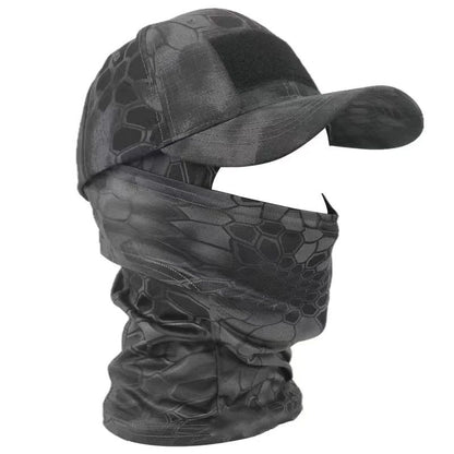 Balaclava Baseball Caps Full Face Mask Set Men Summer Snapback Sun Hat Outdoor Hunting Camouflage Balaclava