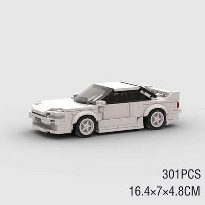 MOC Speed Sports Super Carro de Corrida Blocos de Montar DIY Tijolos Cidade Rally Técnico Grande Veículo de Corrida Presente de Natal Brinquedo