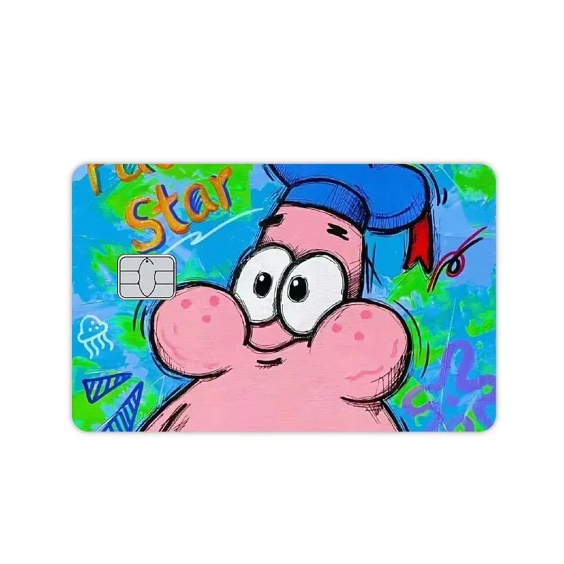 Bob Esponja Crachá Adesivo DIY Decore Exquisito Cartão de Banco Casal Estudante Material Escolar Decalques Patch Documentos Presente de Aniversário