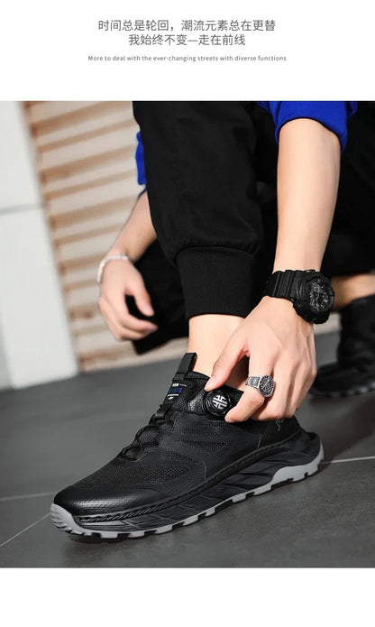 Tênis Masculino Novo Respirável Esportivo Chunky Tênis de Corrida Moda Estilo de Rua Caminhada Tênis para Homens Tendência Basquete