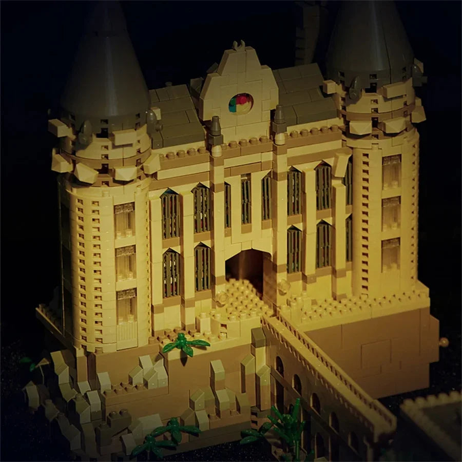 Magic Castle Arquitetura Medieval Conjunto de Construção Criativo Blocos de Montar Técnicos Kit MOC Presente Adultos Crianças Feriado
