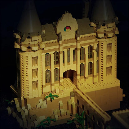 Magic Castle Arquitetura Medieval Conjunto de Construção Criativo Blocos de Montar Técnicos Kit MOC Presente Adultos Crianças Feriado