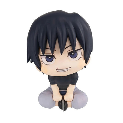 10cm Jujutsu Kaisen Anime Figure Look Up Versão Q Satoru Gojo/Geto Suguru Boneco de Ação Fushiguro Toji/Okkotsu Yuta Estatueta