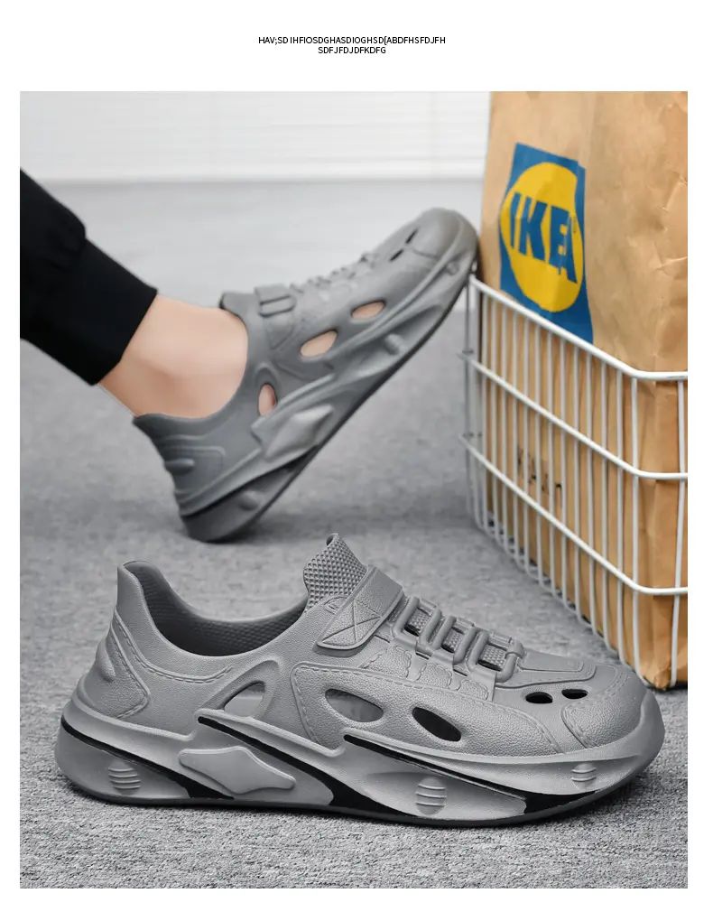 Summer Men's Outdoor Sandals Slippers Beach Comfortable Thick Soft Clogs Men Women Beach Sandals Male Casual Water Garden Shoes