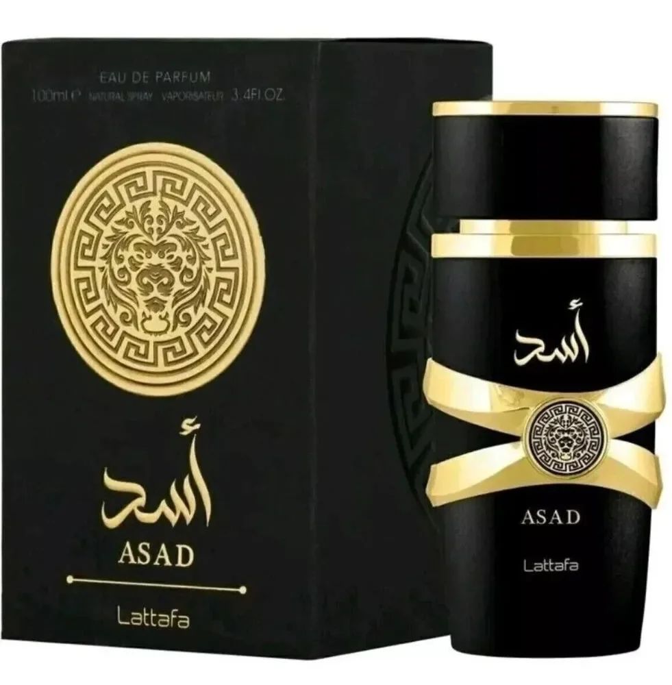Asad by Lattafa perfume for unisex EDP 3.3 / 3.4 oz Cologne New in Box Long-Lasting Floral Scent Best Gift US Stock