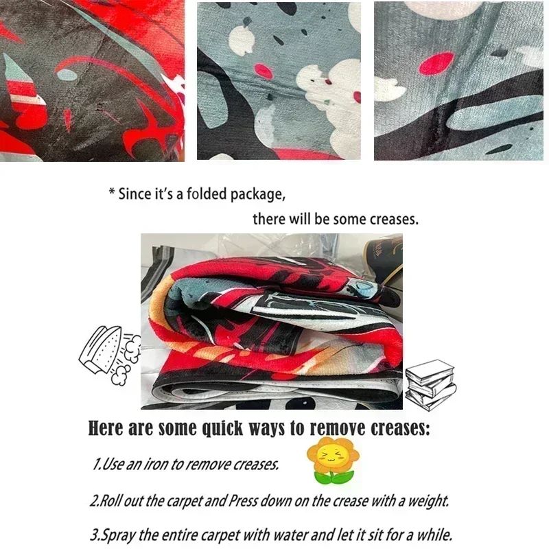 Nordic Style  Area Rug Abstract Geometric Carpet Non-Slip Washable Carpet for Living Room Bedroom and Home Decor Floor Mat