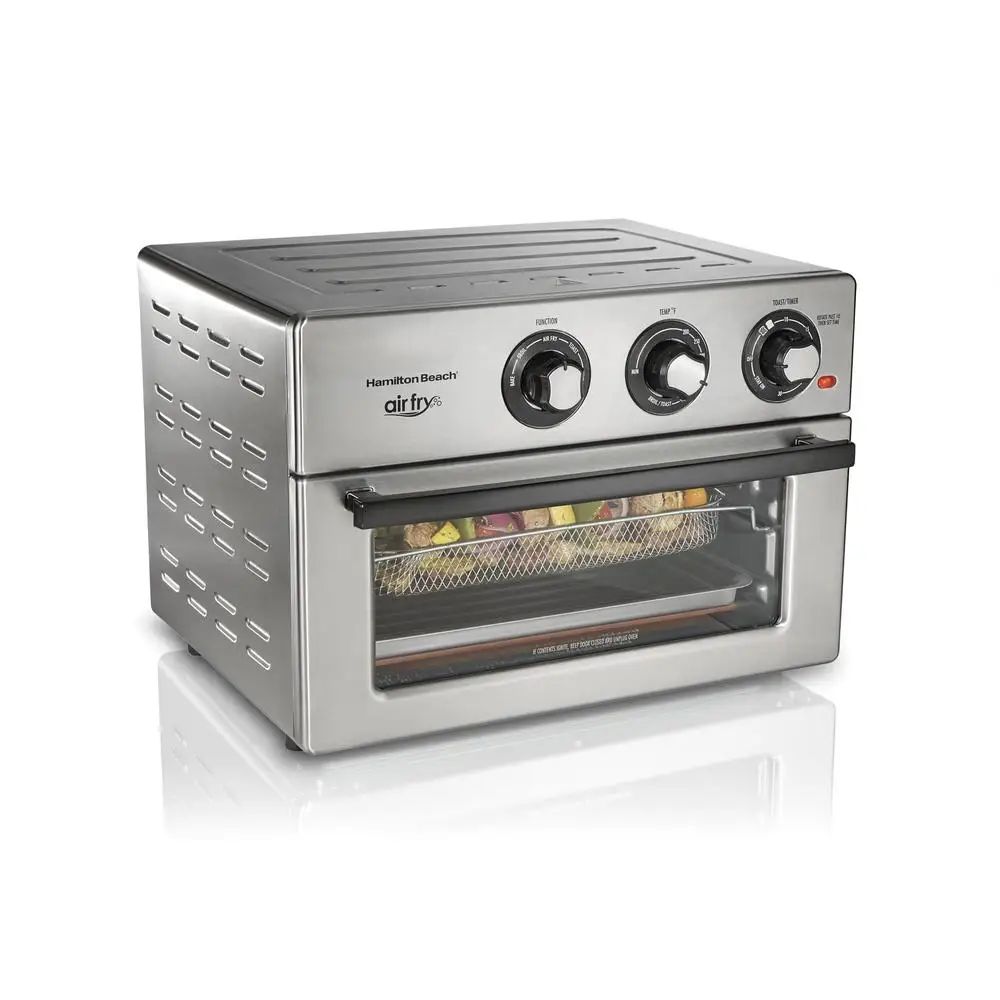 Toaster Oven Air Fryer Combo 1800W 6 Cooking Modes Bake Broil Toast Convection Fits 12 Pizza Multi-functional Kitchen Appliance