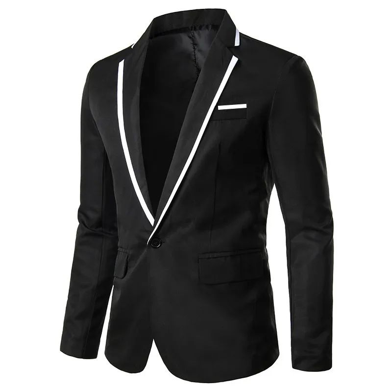 Man Party Dresses Leather Dress Coats Suits Blazer Clothing Men's Solid Color Suit Coat Mens Blazers