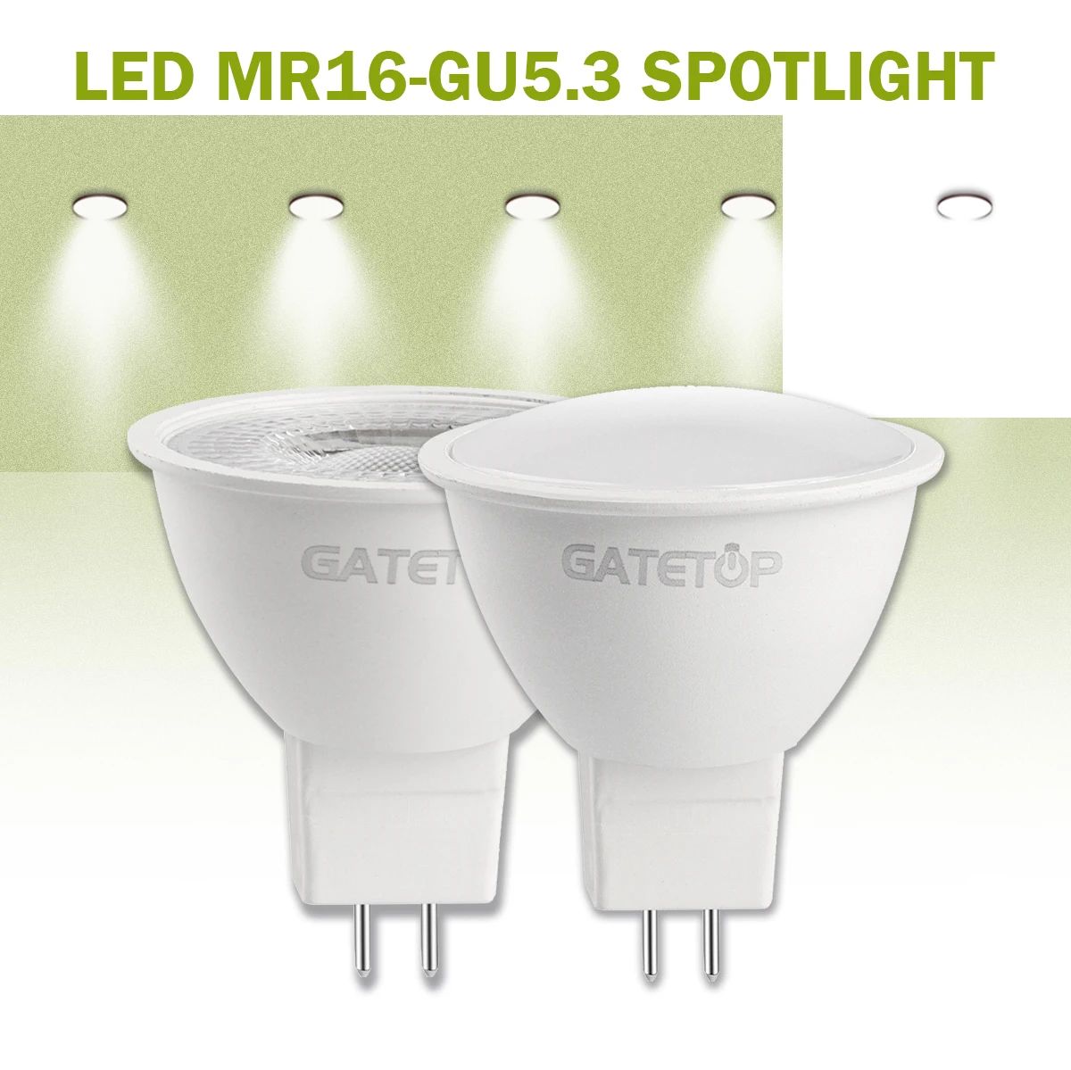 10PCS MR16 LED Spotlight Bulb GU5.3 Lampada AC 110V 220V 12V Bulbs Spot Light Replace The 50W Halogen Lamp Home Direction