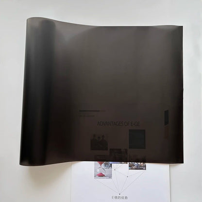Película de vinil fumê preta brilhante transparente à prova d'água para faróis, lanternas, película de proteção para carros
