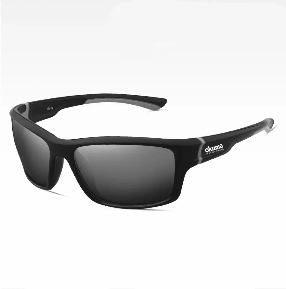 Óculos de Sol para Pesca Okuma UV400 Masculino para Dirigir Óculos de Sol Masculino Clássico para Caminhada e Pesca Óculos de Sol UV400
