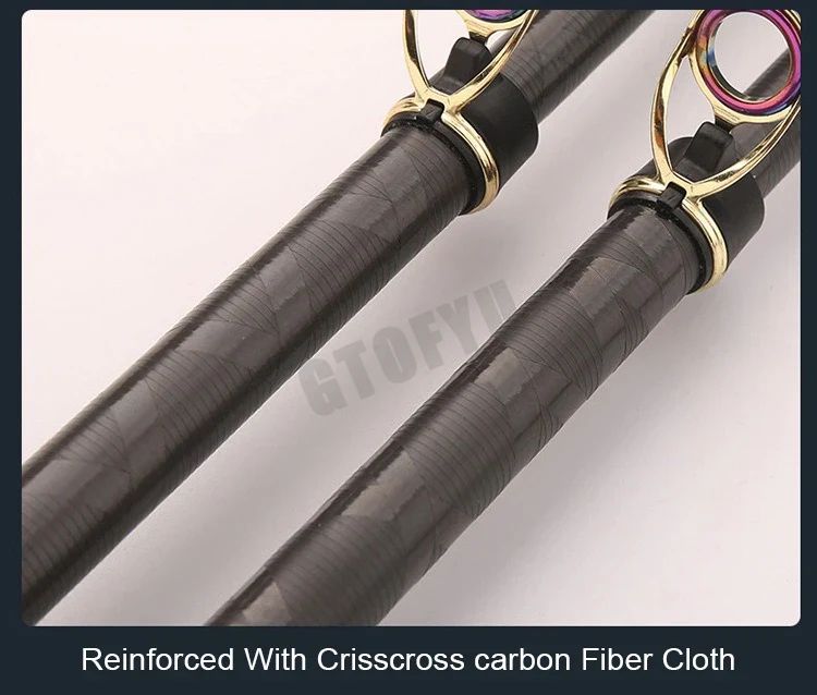 Vara de Pesca Telescópica de 2.1m-4.5m Vara de Surf para Viagem de Spinning 10-250g de Potência Vara de Arremesso de Longa Distância Vara de Baitcasting de Alto Carbono