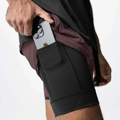 Shorts Masculino Dragon Ball Camada Dupla Son Goku Verão Anime Japonês Falso Duas Peças Esportivo Fitness Secagem Rápida