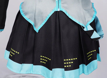 Anime Karakter Prestaties Kleding Hatsune Miku MIKU Anime Kleding Cosplay Kleding Rok Hetzelfde Pak Pruik Accessoires Halloween