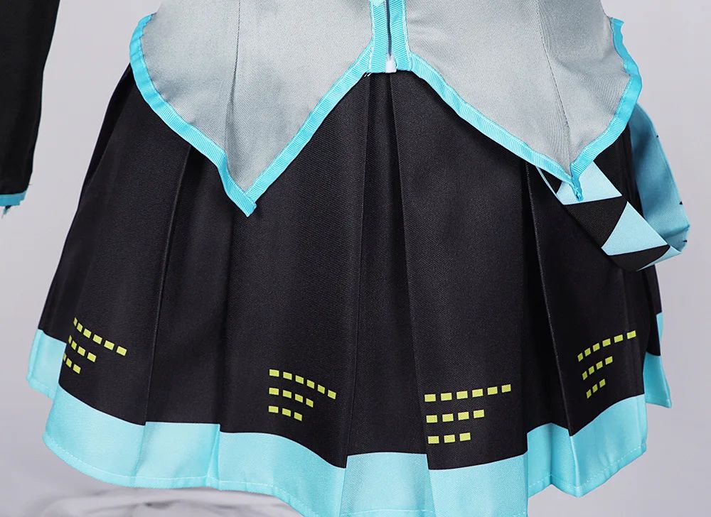 Anime Karakter Prestaties Kleding Hatsune Miku MIKU Anime Kleding Cosplay Kleding Rok Hetzelfde Pak Pruik Accessoires Halloween