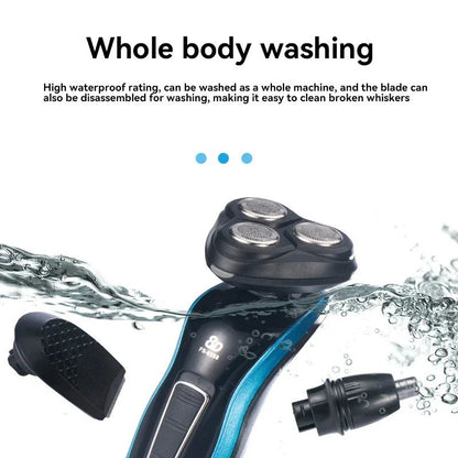 Xiaomi Men's Shaver 3-in-1 Washable Painless Ultra-Thin Three-blade Wet and Dry Cordless Rechargeable Nose Hair Razor