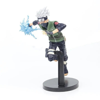 1 Peça 20cm Anime Naruto Sasuke Kakashi Uzumaki Gaara Bonecos de Ação Desenhos Animados PVC Modelo Colecionável Brinquedos Presentes de Aniversário para Meninos