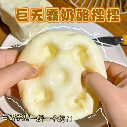 HOT Schylling pizza Sensory Fidget Cube Stress Relief Squishy Cube Anti-Anxiety Squeeze Toy For Focus ADHD Population