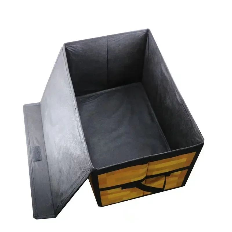 MineCraftion Chest Storage Box Large Capacity Foldable Clothes Blanket Quilt Dustproof Organizer Game Funny Home Decoration Box
