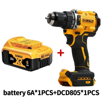 DEWALT Bateria 20V 6AH recarregável de íon de lítio carregador DCB118 Parafusadeira Furadeira Elétrica sem escovas DCD805 ferramenta elétrica