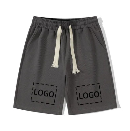 Men's Loose Shorts Custom Logo Y2K Streetwear Casual Beach Shorts For Men Hip Hop Fashion Summer Shorts
