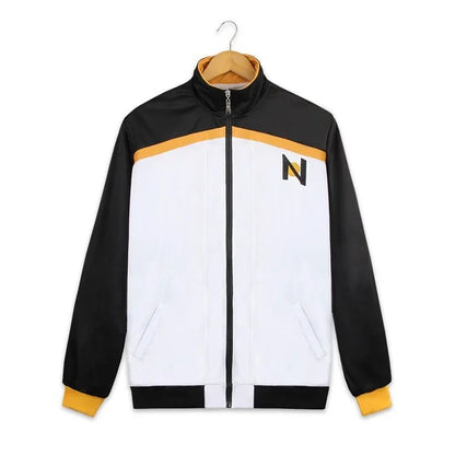Subaru Natsuki Cosplay Costume Sportswear Re:Zero kara Hajimeru Isekai Seikatsu Jacket Pants Suit Black White Tracksuit Uniform