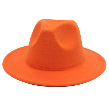 Women Fedora Hat Autumn Winter Luxury Men Top Hats Trendy Formal Wedding Decorate Black Green White Panama Cap Fedoras Gorras