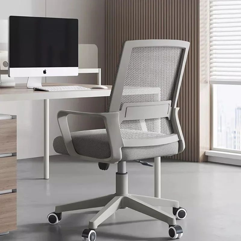 Living Room Chairs Height Adjustable Chair Pc Rocking Office Ergonomic Wheels Relaxation Armchair Weightless White Lazy Recliner