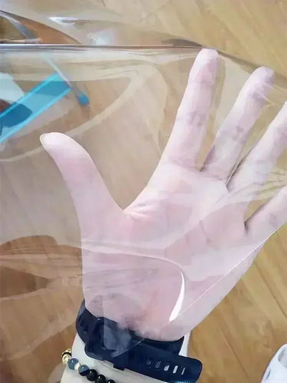 Rectangle Clear Desk Mat, Waterproof & Easy Cleaning for Office Dresser Night Stand Clear Table Protector