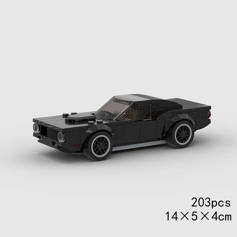 MOC Speed Sports Super Carro de Corrida Blocos de Montar DIY Tijolos Cidade Rally Técnico Grande Veículo de Corrida Presente de Natal Brinquedo