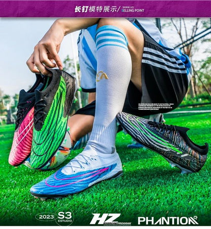 Society Cleats Men Soccer Shoes Professional Boys Football Boots Indoor Original Football Field Boots Sneakers Training Fast