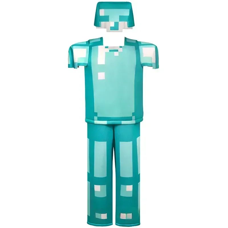 Game My World Role Play Holiday Party Pixel Costume Toy Mc Boys Girls Set Diamond  Christmas Gift Stage Costume