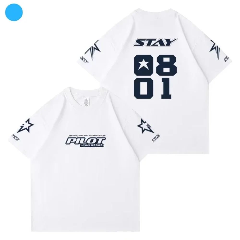 2025 Trend Kpop Stray T Shirt SKZ Men and Women Cotton T-shirt Straykids Seungmin FELIX HYUNJIN JEONGIN MINHO Short Sleeve Shirt