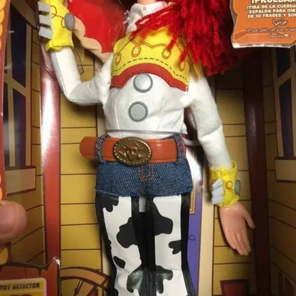 40cm Disney Toy Figuras de Anime Toy Story 4 Woody Buzz Jessie Rex Bonecos Modelo Falantes Figurinhas de Ação Coleção de Decoração Brinquedo de Natal