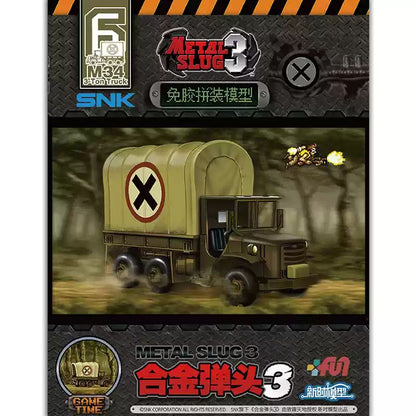 Kits de Montagem New Era Models Metal Slug 3 - Miniaturas de Veículos Militares Escala 1/72 Tanques/Mechas/Aeronaves/Caminhões Modelos Colecionáveis
