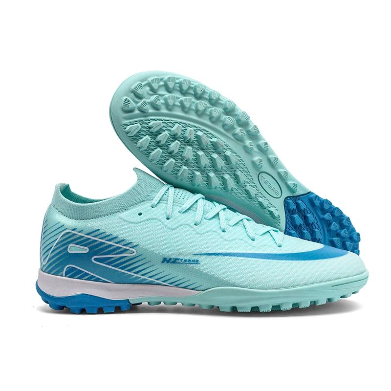 New Men Football Boots Match Ultralight Grass Cleats Soccer Shoes Sneakers Indoor Breathable Long Spikes Training Drop Shipping