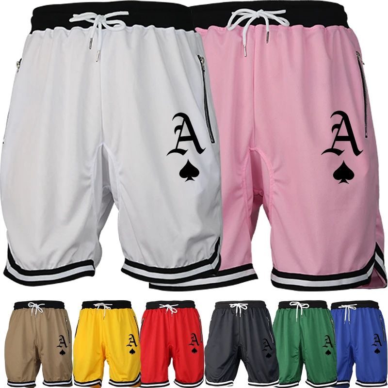 Summer Men Casual Breathable Fitness Basketball Comfortable Beach Sports Shorts Male Bermudas