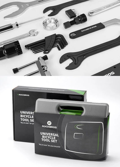 ROCKBROS Kits de Ferramentas para Reparo de Bicicleta 44 em 1 Profissional Multifuncional para Bike Conjunto de Chaves Ferramentas de Ciclismo