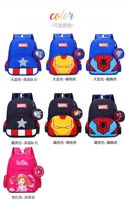 Novas Mochilas Escolares Infantis Meninos Meninas Homem-Aranha Desenho Animado Mochilas Infantis para Jardim de Infância Mochilas Ortopédicas para Crianças de 4 a 13 Anos