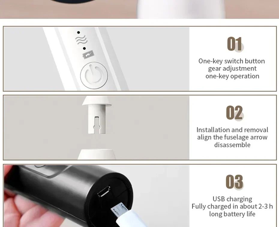 Batedor de Ovos Elétrico Recarregável USB 2 em 1 Batedor de Café Misturador de Leite Duas Cabeças Espumadores de Leite Agitador de Cozimento Utensílios de Cozinha
