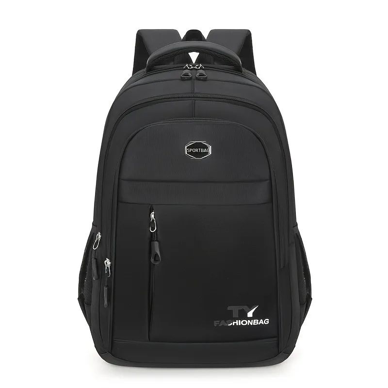 1 Pc Men's Backpack, Large Capacity Waterproof Casual Backpack,Adjustable Computer Backpack