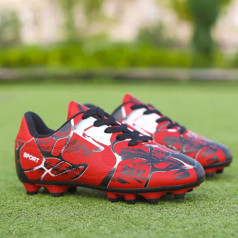 New Men Soccer Shoes Kids Cleats Grass Adult Professional Football Boots Ultralight Non-Slip Boys Training Shoes Drop Shipping