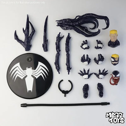 100% Original HOT Mess Toys Venom Lethal Protector Eddie Brock Black Spider-Man Action Figure Collectible Model Statue Toy Gift